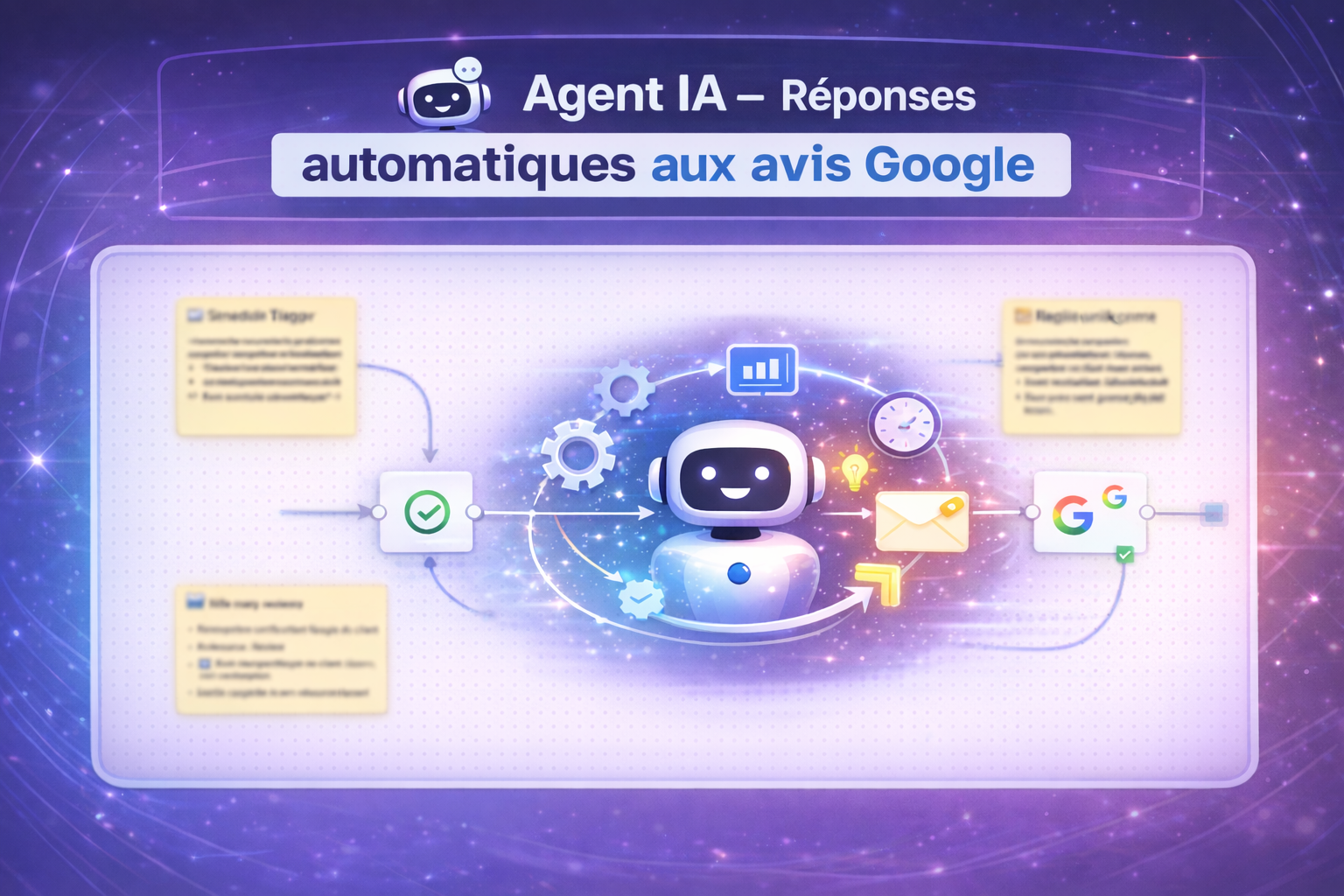 Comment un agent IA automatise les réponses aux avis Google des entreprises locales