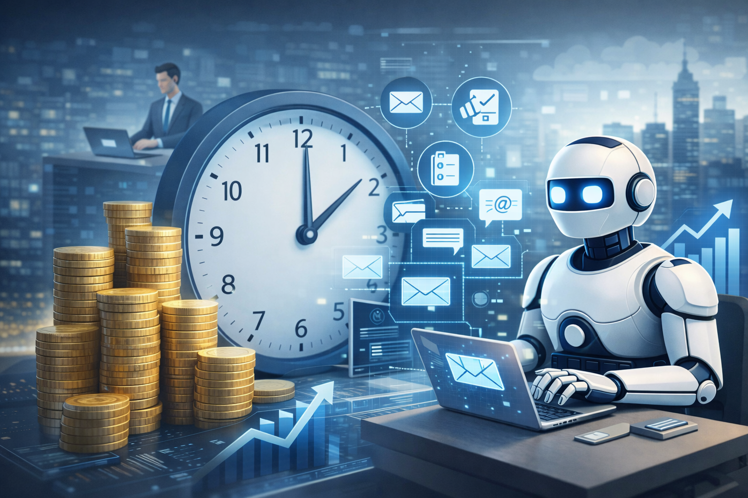 Combien de temps une entreprise peut gagner grâce à l'automatisation ?